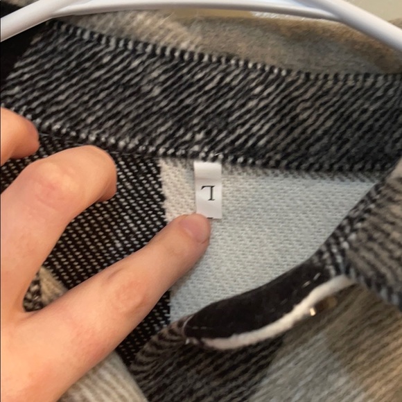 Plaid Flannel Shacket - Picture 4 of 6